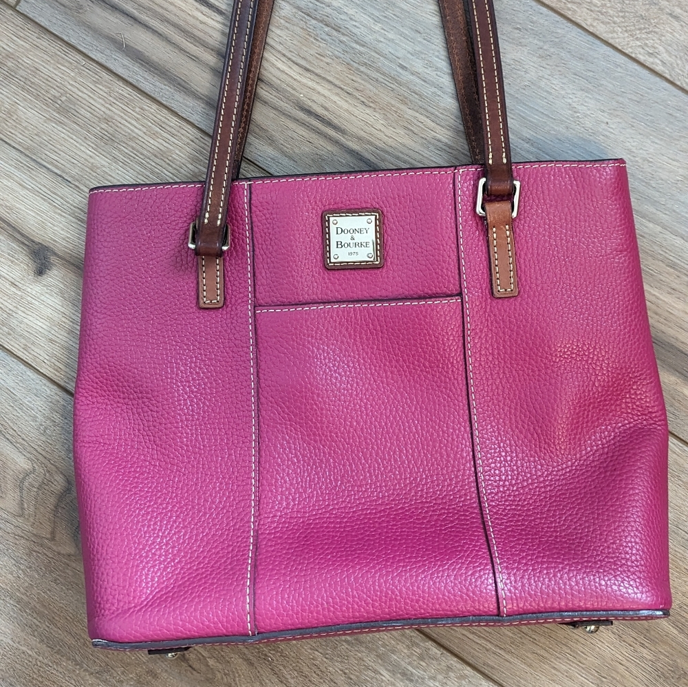 Pink Dooney & Bourke Leather Tote